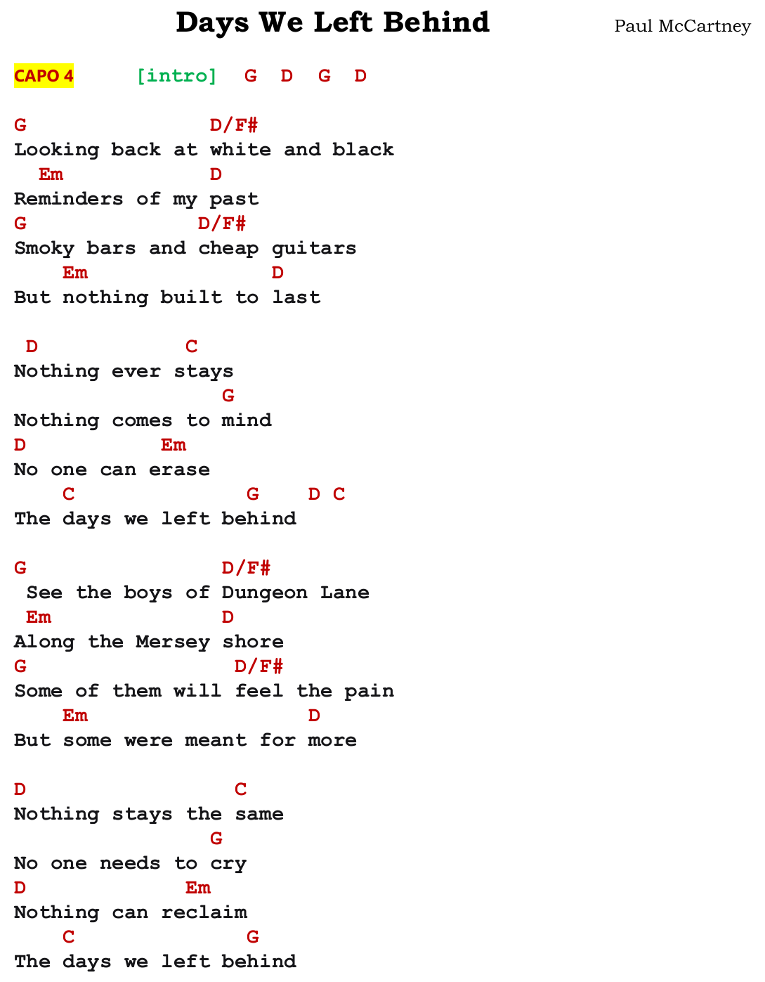 Chart page