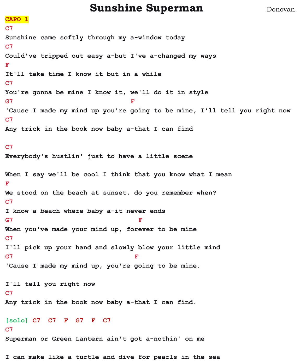Chart page