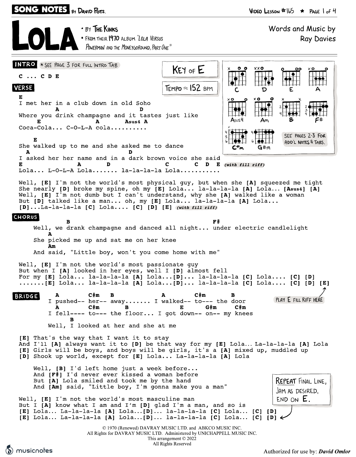 Chart page