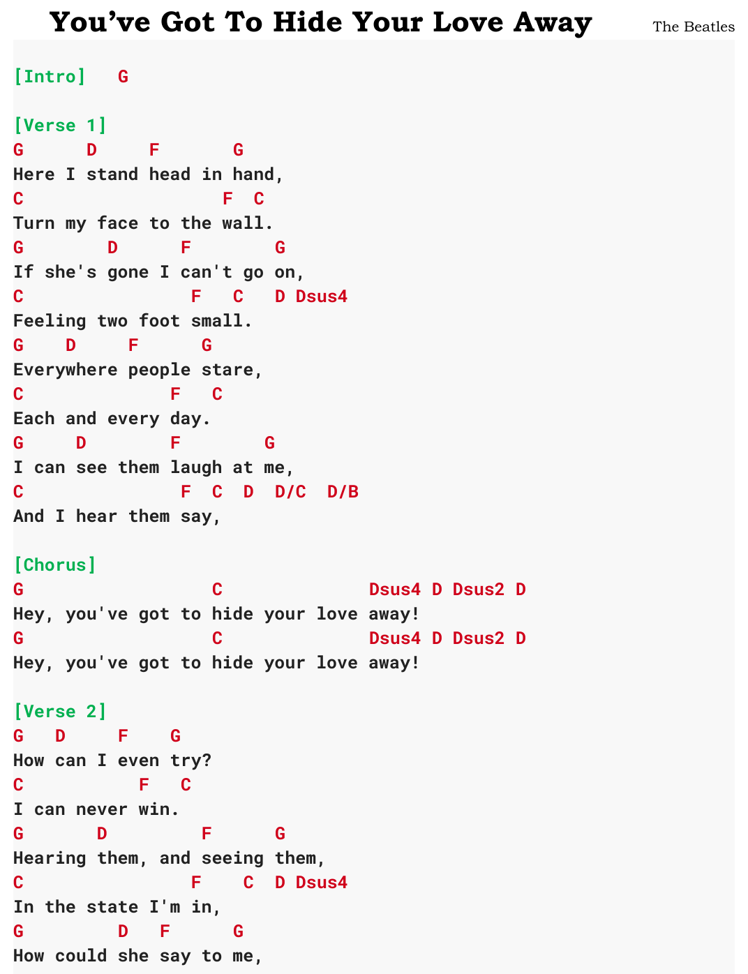 Chart page