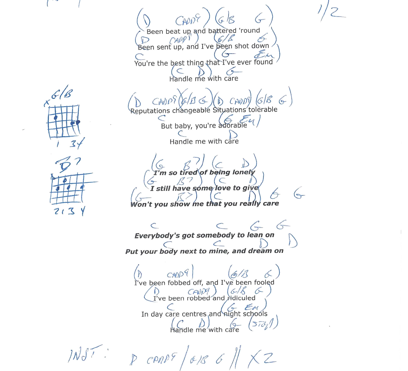 Chart page