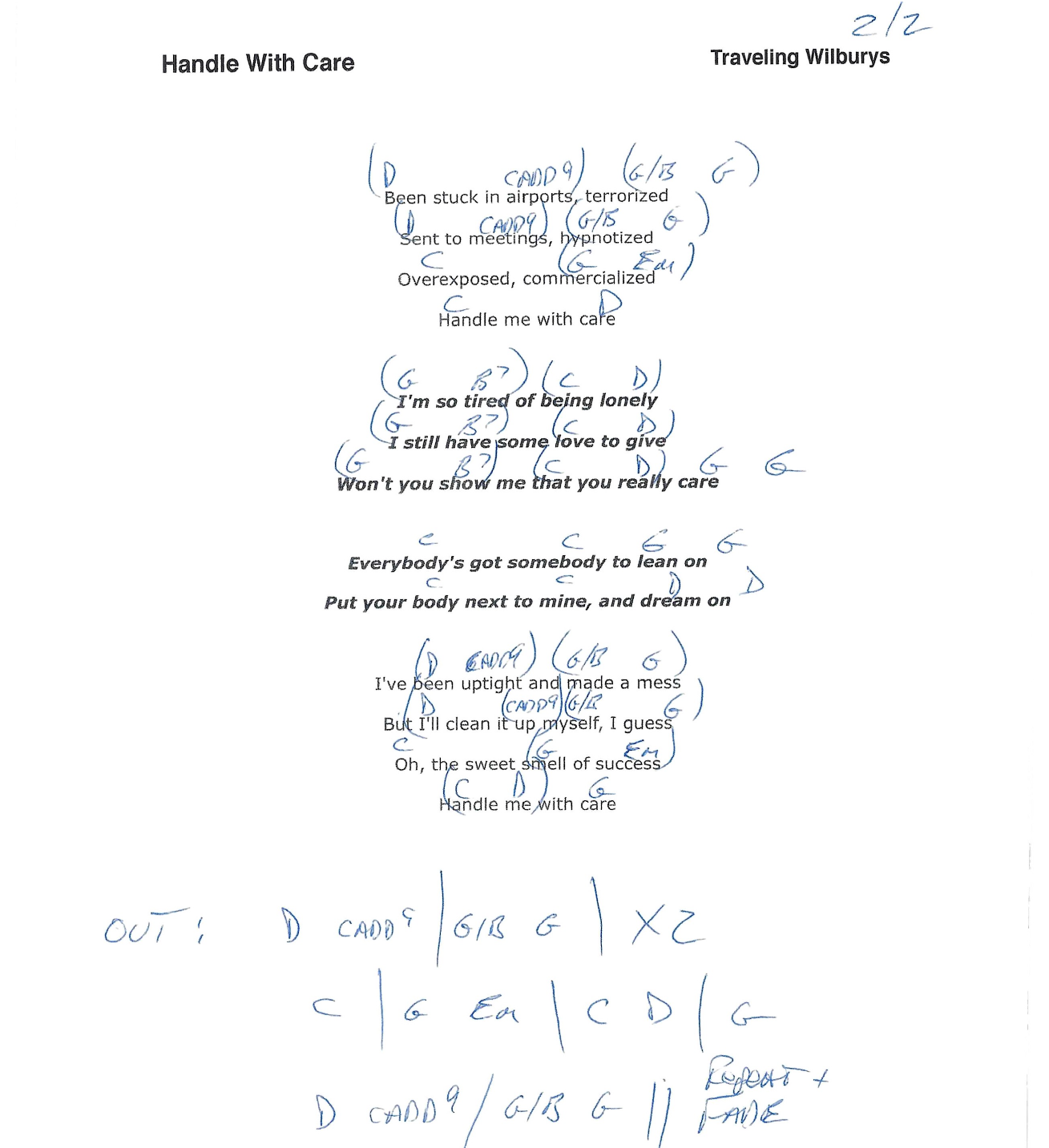 Chart page