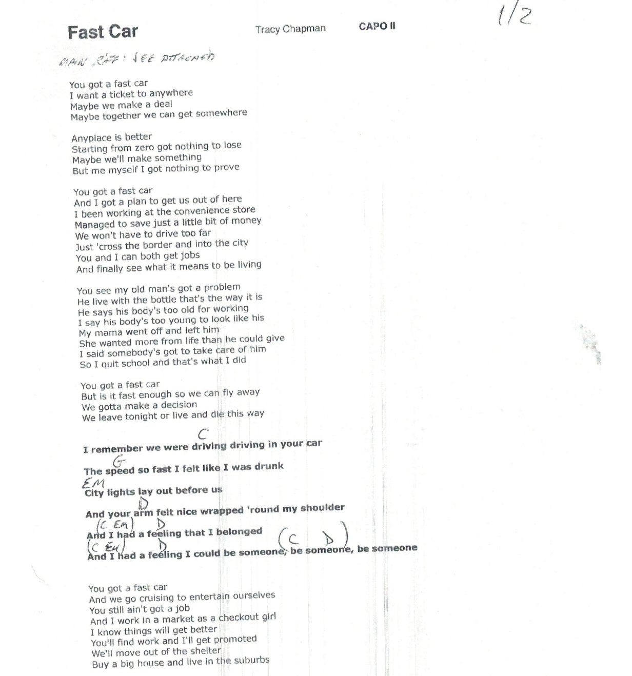 Chart page