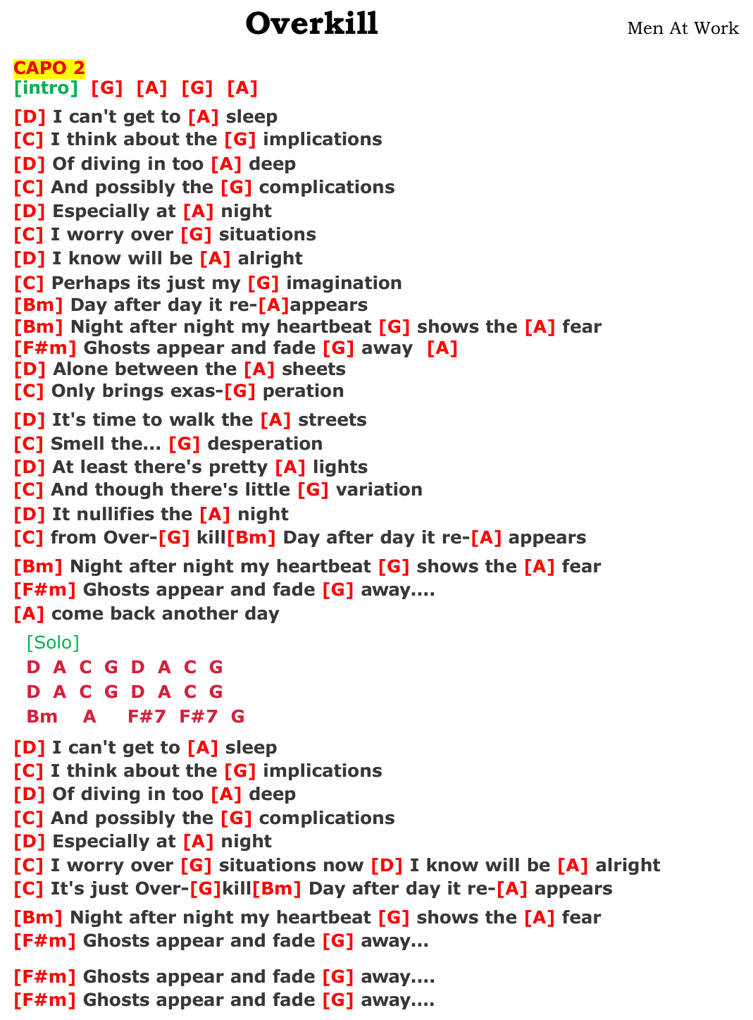 Chart page