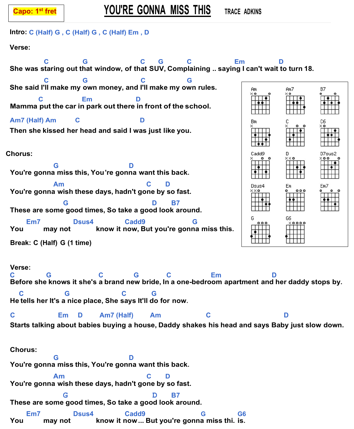 Chart page