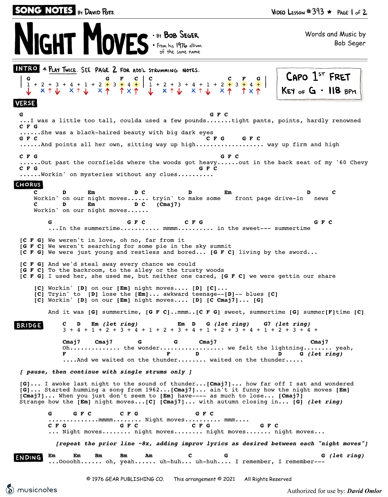 Chart page