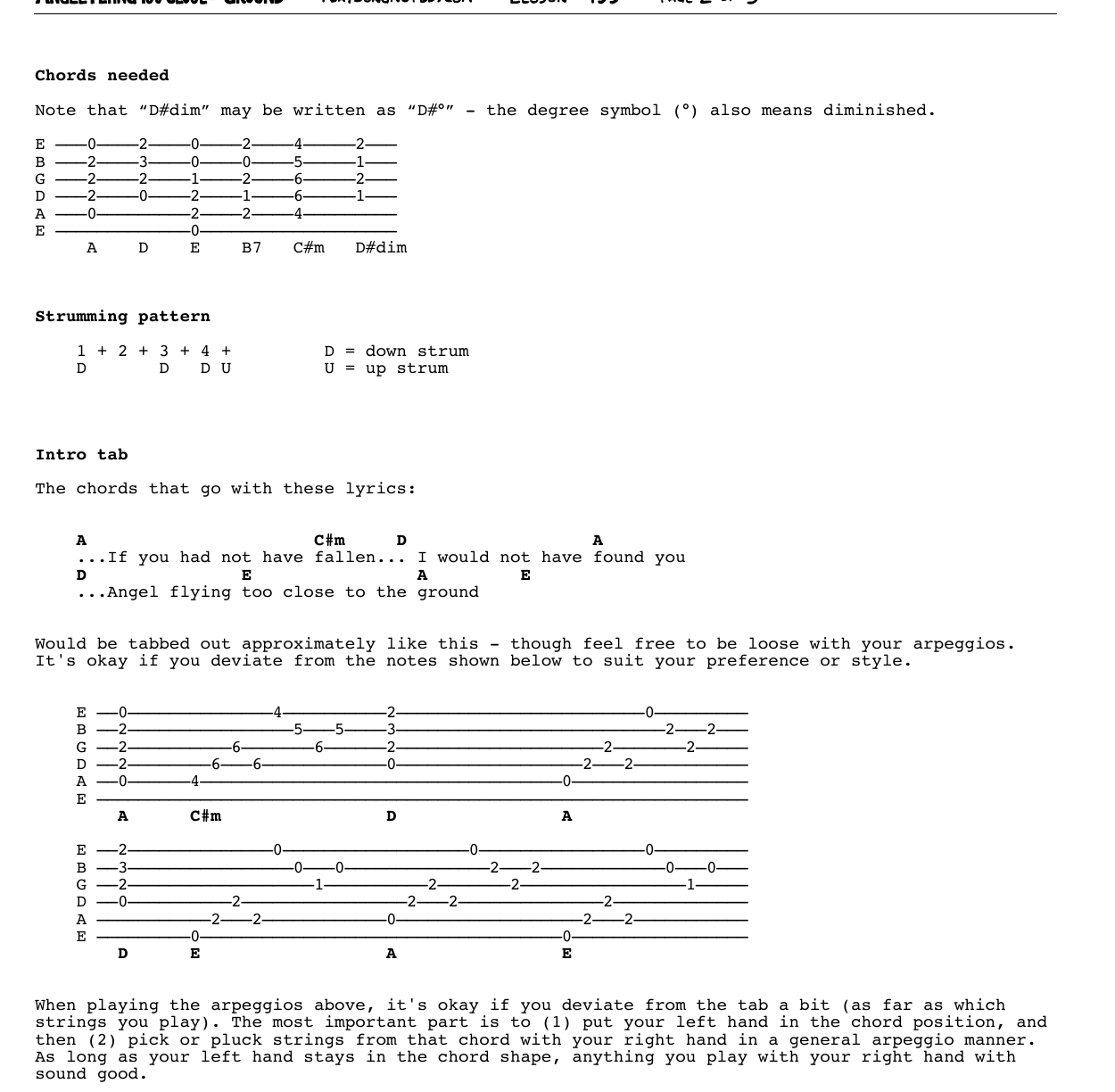 Chart page