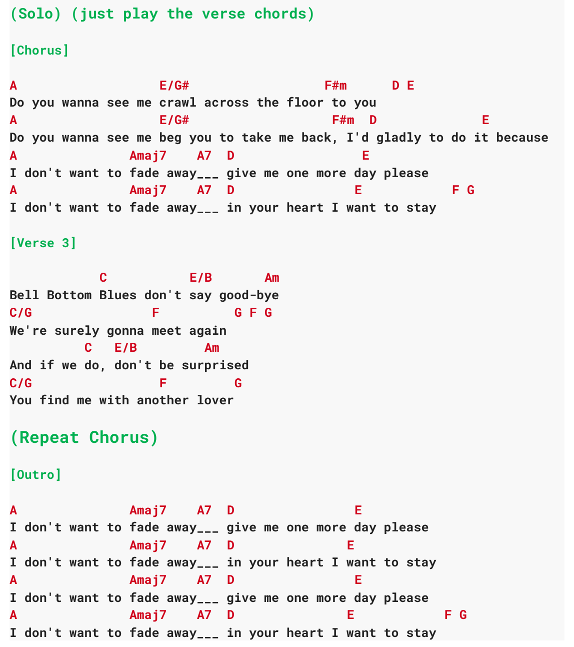 Chart page