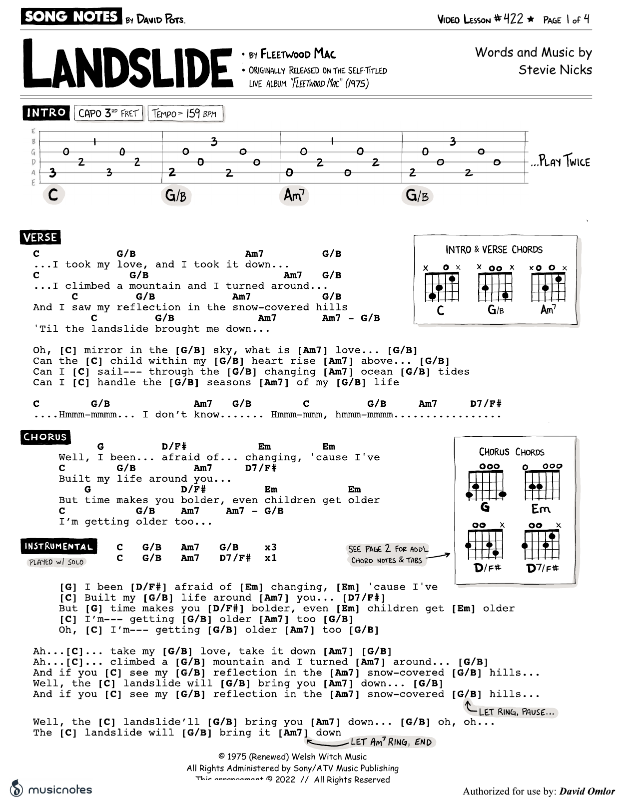 Chart page