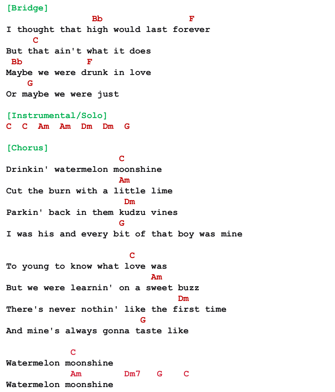 Chart page