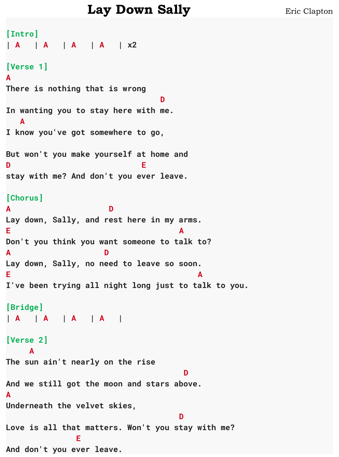 Chart page
