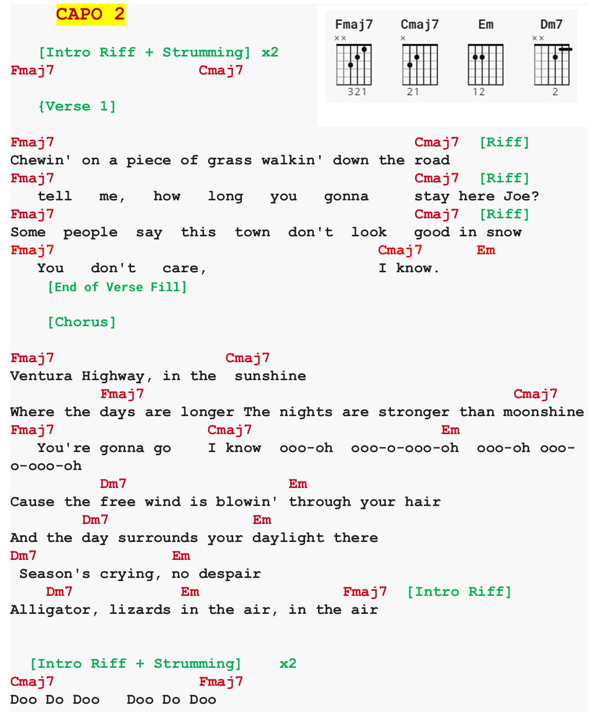 Chart page