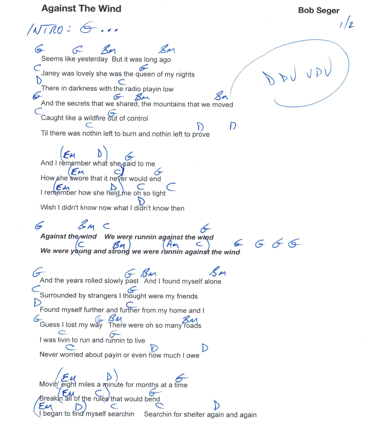 Chart page
