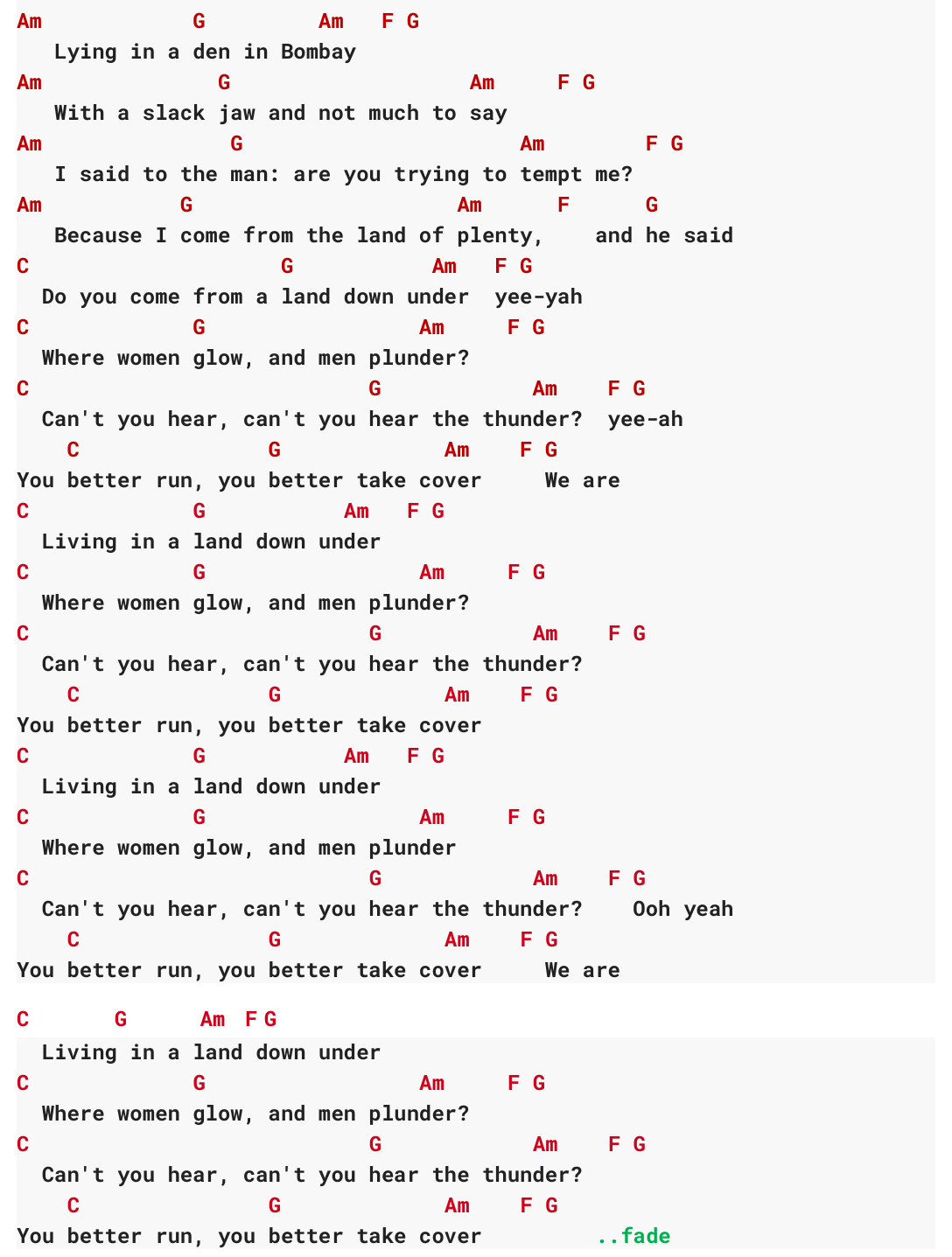 Chart page